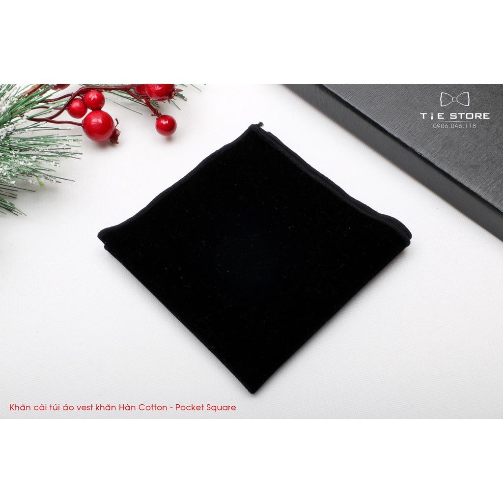 Khăn Cài Túi Áo Vest - Pocket Square, phụ kiện lịch lãm, khăn nhung