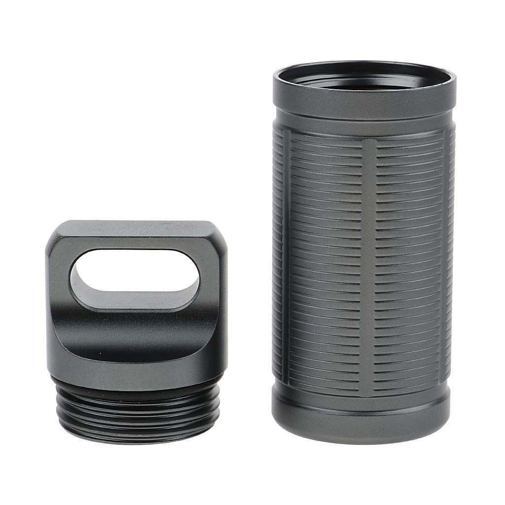3 Pieces Waterproof Pill Box Cases Bottle Holder for Outdoor Travel Camping Emergency Pills Organizer
