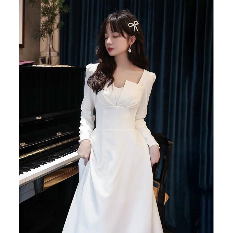 Đầm dự tiệc dài kiểu dáng tao nhã sang trọng JULY DRESS