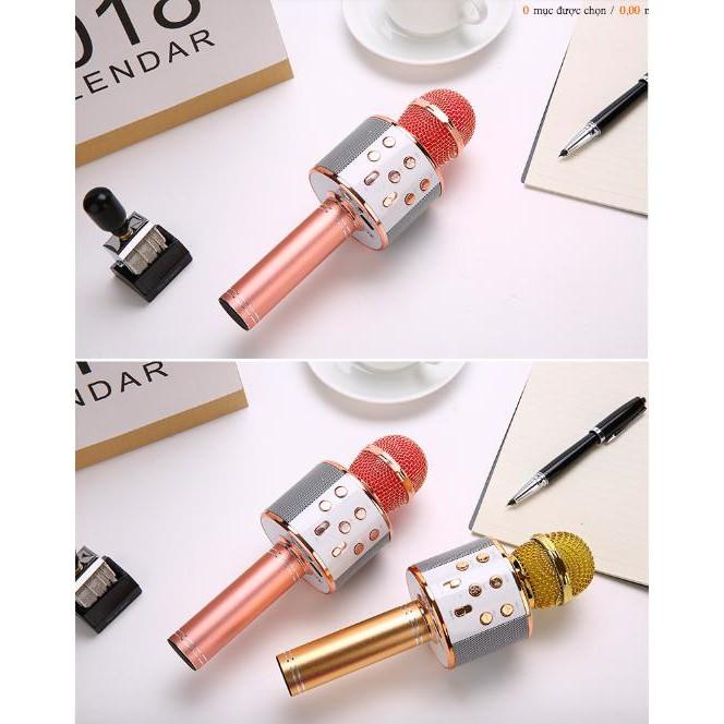 Micro kiêm loa bluetooth karaoke không dây KTV HIFI 1800mAh - Home and Garden