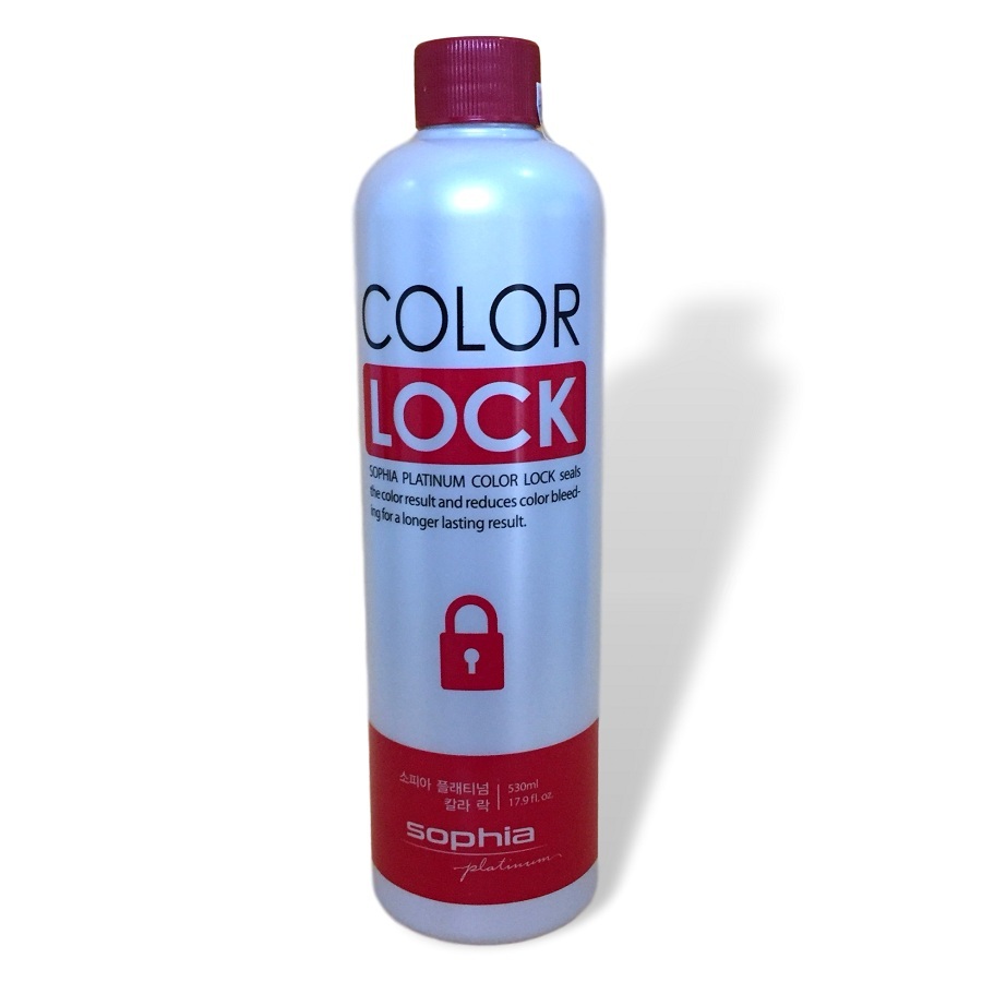 Thuốc khóa màu nhuộm (Phủ bóng, phủ mịn) Sophia Platinum Color Lock 530ml