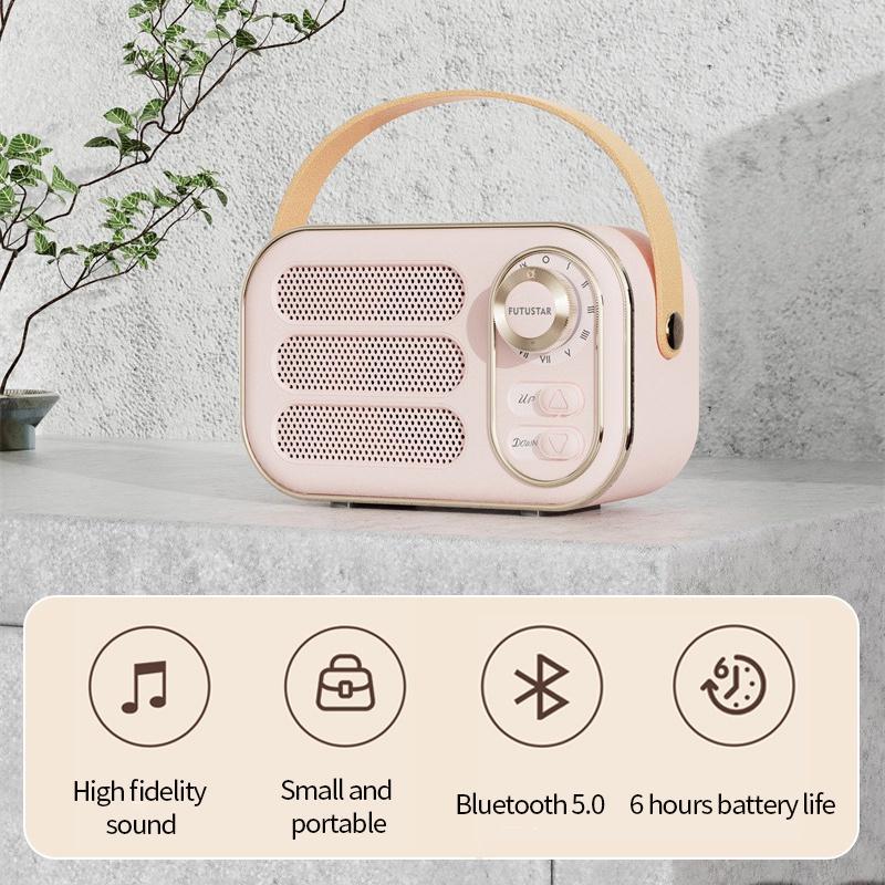 Loa Bluetooth Không Dây Nhỏ Gọn Có Tay Cầm
