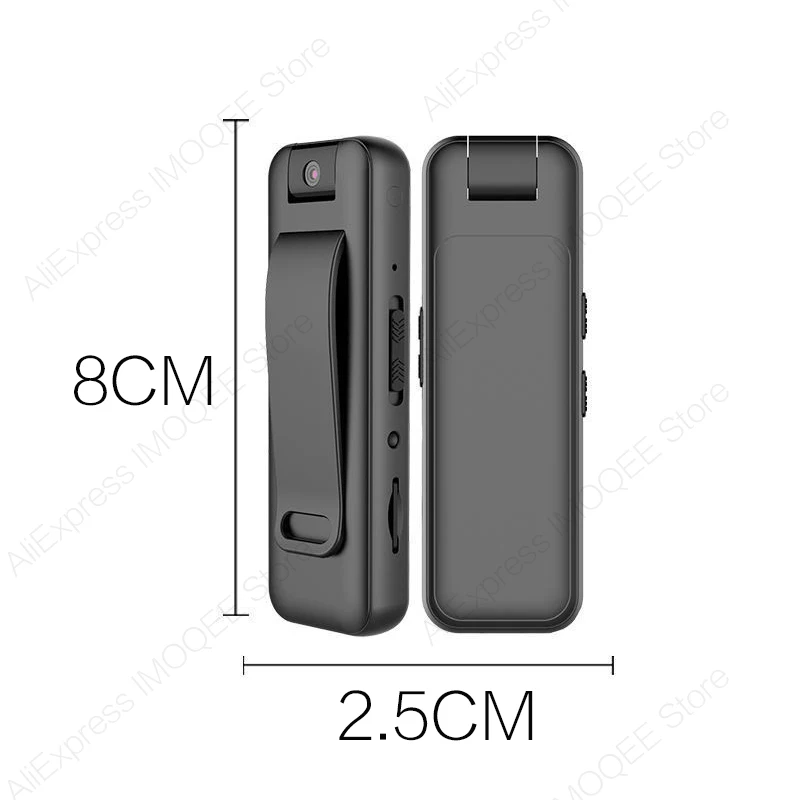 KHUYẾN MÃI KHỦNG, SỐ LƯỢNG CÓ HẠN - ROGTZ - Máy quay mini D3 Quay phim Full HD 1080P Góc rộng 180° Quay đêm Pin trâu 350mAh 36 giờ Kết nối dễ dàng USB2.0  Hàng Chính Hãng