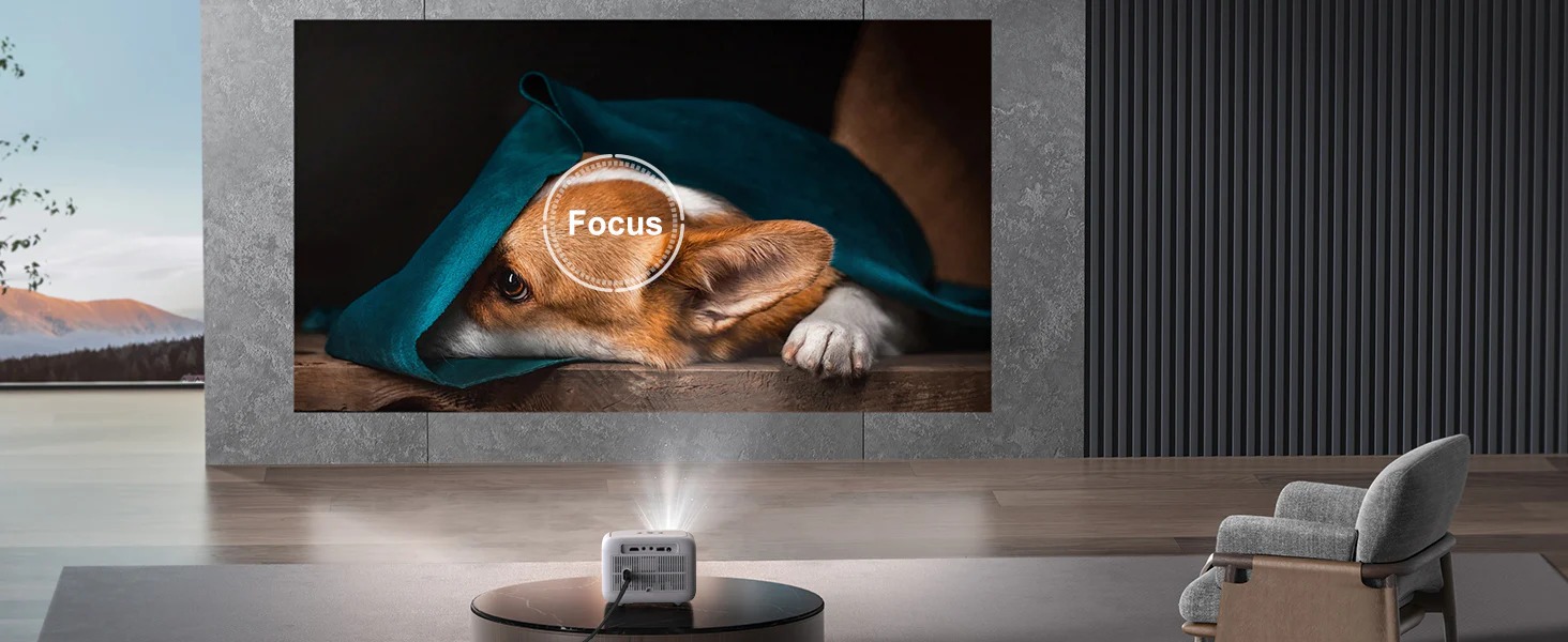 Máy chiếu Mini thông minh Yaber L1 Android Tivi hỗ trợ Full-HD 1080p 4K- Hàng Chính Hãng - Thương hiệu Máy chiếu mini Máy chiếu gia đình văn phòng tốt nhất