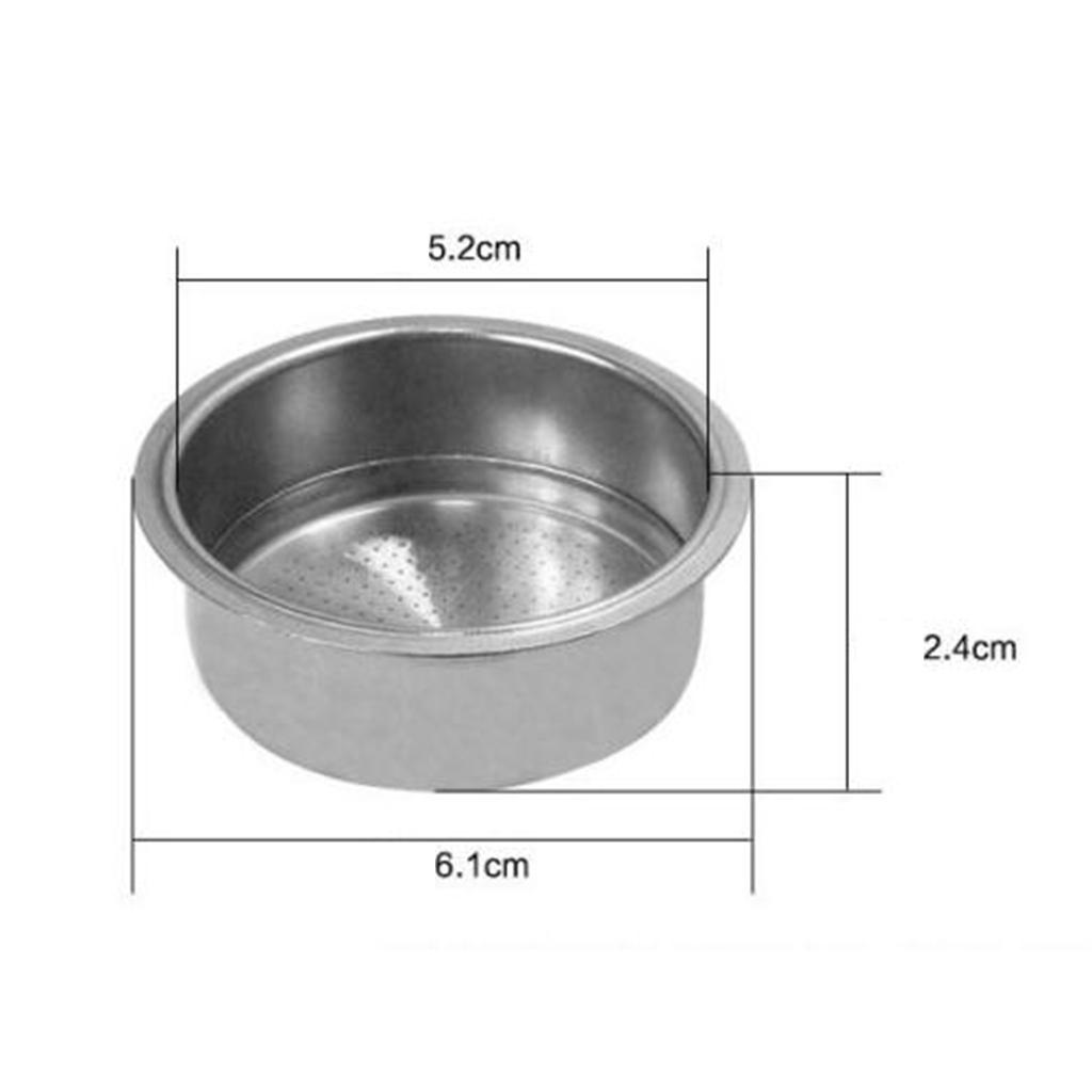 Reusable Durable Stainless Steel Porous Filter for Espresso Coffee Maker NEW