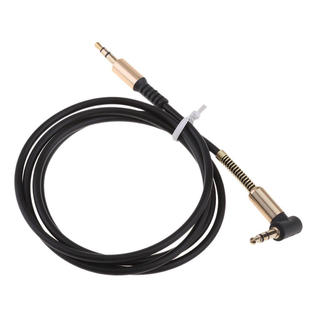 2Pieces 3.5mm audio cable, Male to Male Stereo Aux Cable with Premium Metal, for