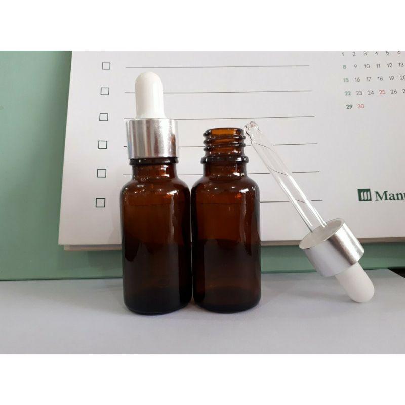 Lọ Tinh Dầu Rỗng 20ml Khoen Vàng hoặc Bạc Thân Nhiều Màu Siêu Xinh