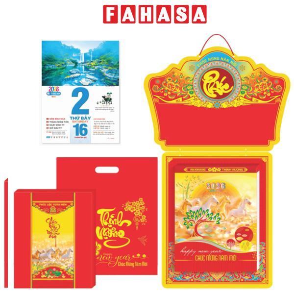 Lịch Bloc Đại Đặc Biệt - Phong Cảnh Việt Nam - Bảng Treo Metalize-Hoa - 17 x 24 cm - TĐ31