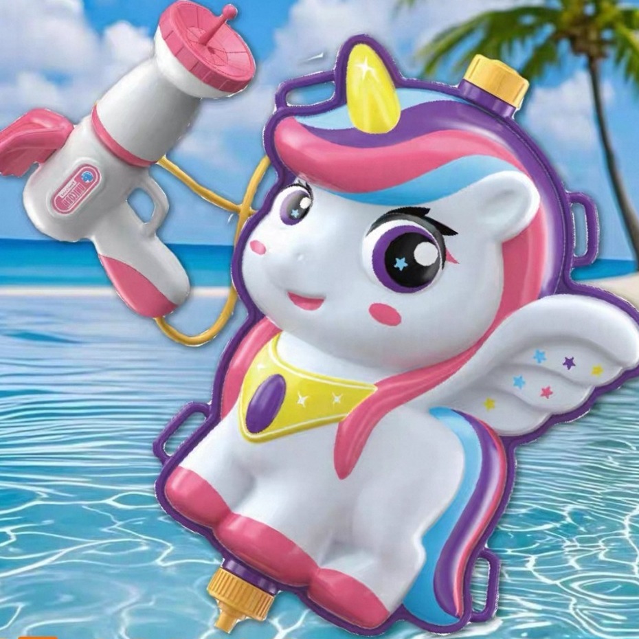 Đồ chơi ba lô nước HC899-10A – Mô hình phun nước hình ngựa xinh xắn cho bé trai bé gái