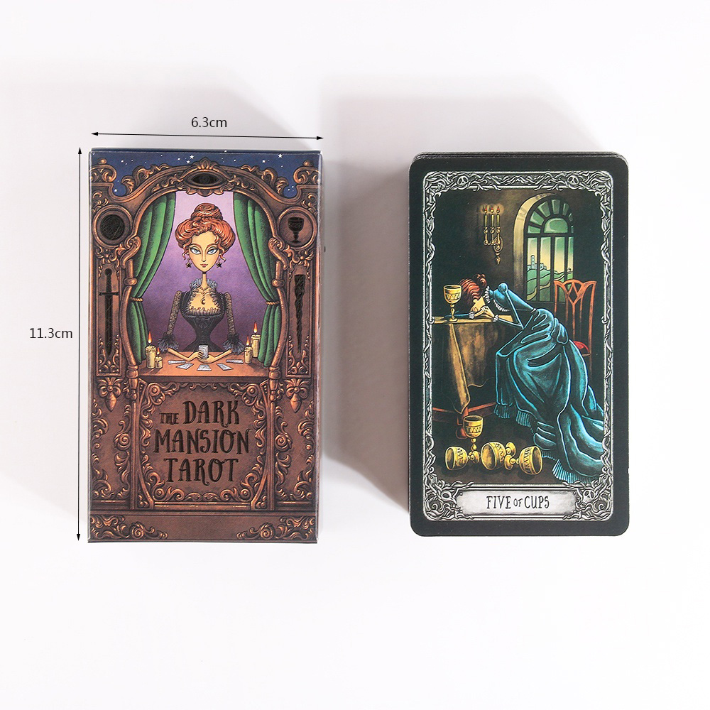 Bộ Bài Dark Mansion Tarot Bí Ẩn Từ Lâu Đài Đen Tối