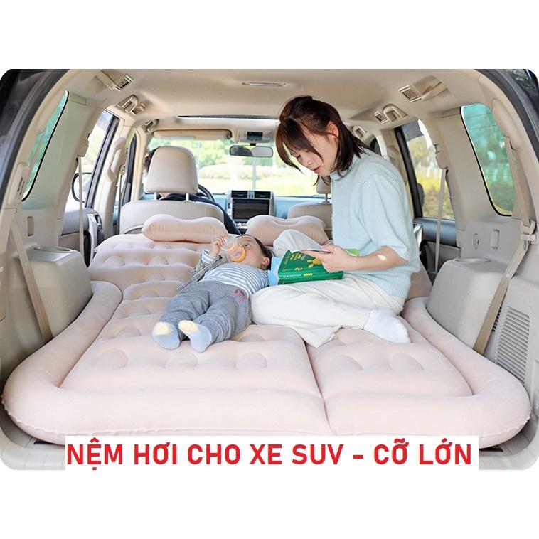 Nệm Giường Hơi Cho Xe SUV - Đệm Hơi Cho Xe Ô Tô 5 - 7 Chỗ Cỡ Lớn - Nhiều Màu Sắc