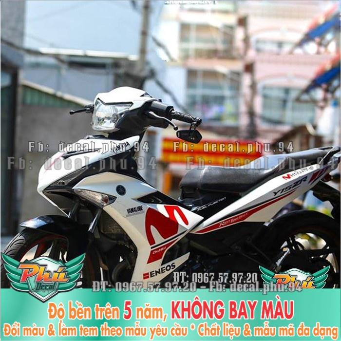 Tem rời EX 150 Movistar trắng đỏ -1