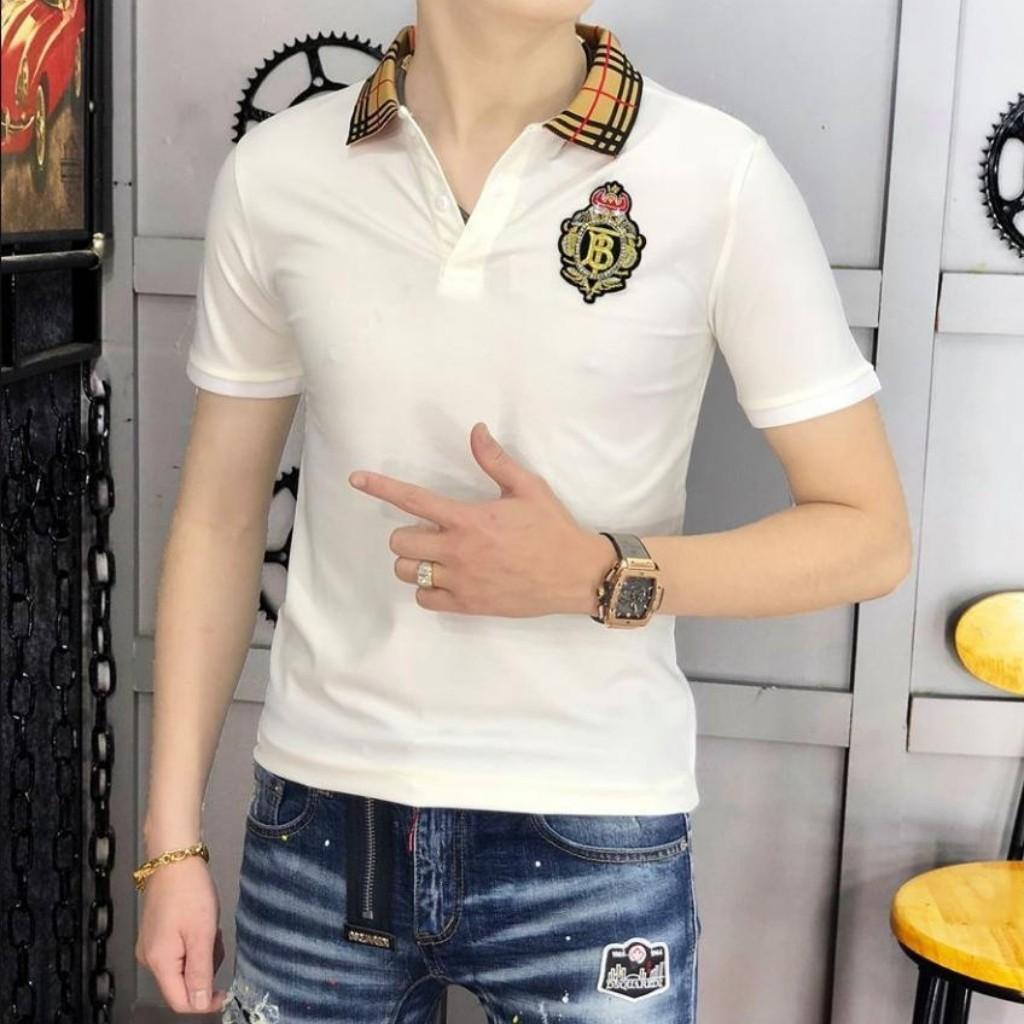 Áo Thun Nam Cổ Bẻ Ngắn Tay GF01 Chất Liệu Vải Mềm Mịn Thoáng Mát