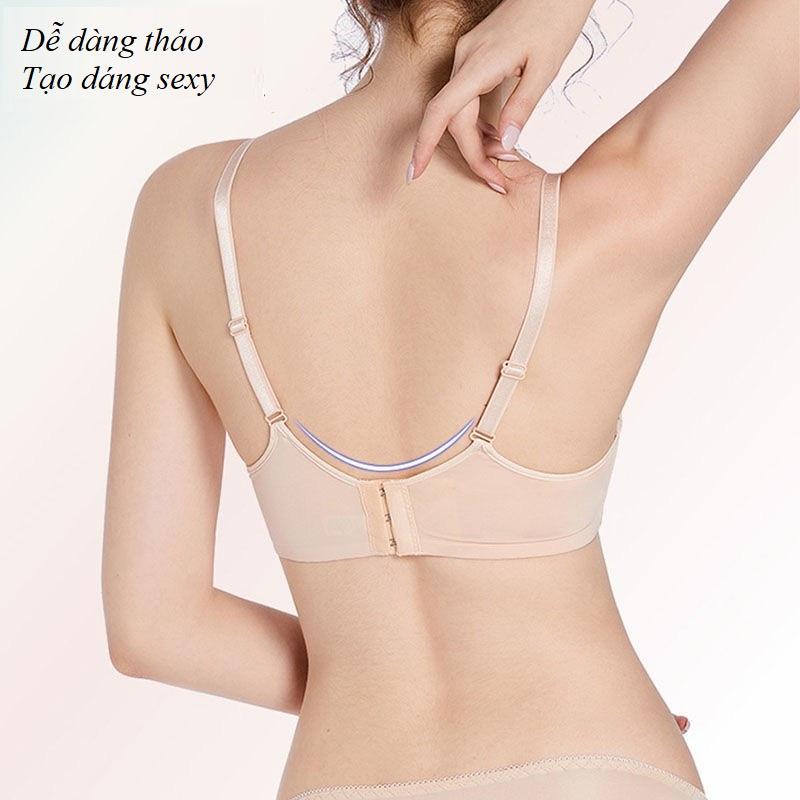 Áo lót su sữa đệm mỏng tàng hình cúp ngực 3D chống xệ 093