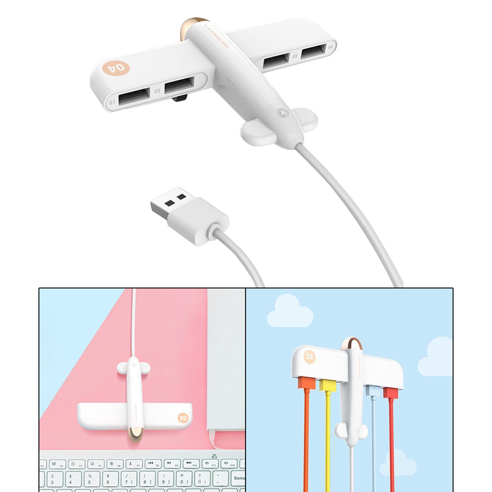 USB Hub Splitter Multiport USB for Laptop PC Portable for Home Travel Office