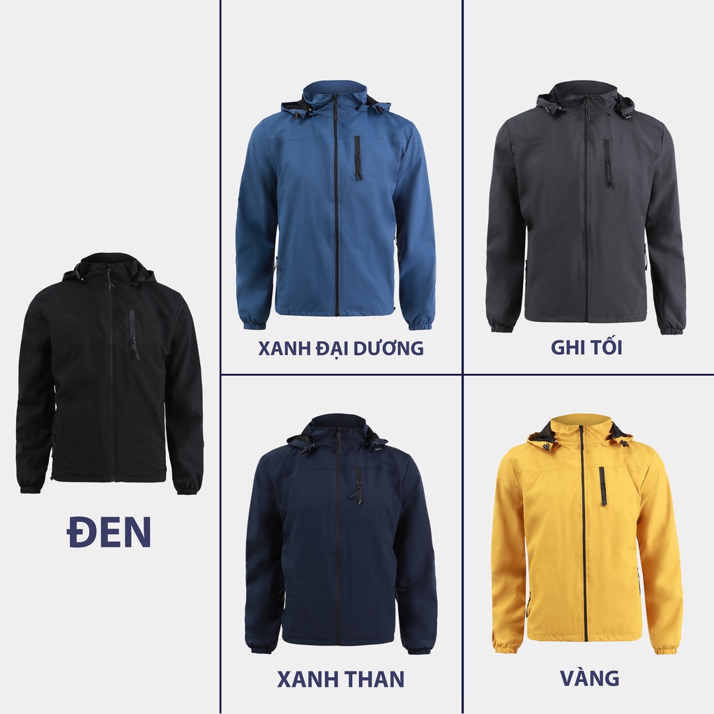 Áo Khoác Gió Nam Nữ Cao Cấp DazzieMenwears chất liệu Goretex chống nước, chống bụi mặc đi du lịch, đi chơi, đi phượt