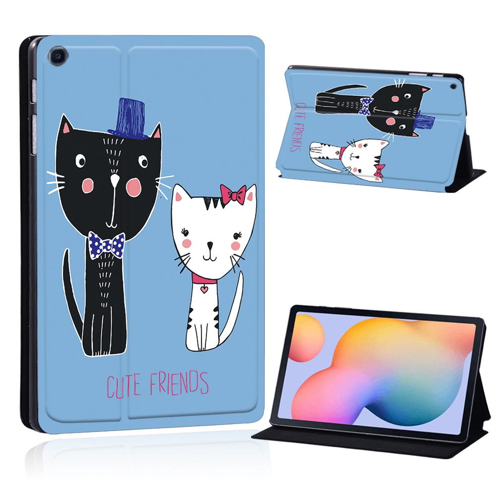 Trường hợp cho Samsung Galaxy Tab A8 10.5 "Tab A7 Lite 8.7" S6 Lite 10.4 "Tab Phim hoạt hình dễ thương Tab S4 S5E S6 10,5 inch Tab S7 11" Funda