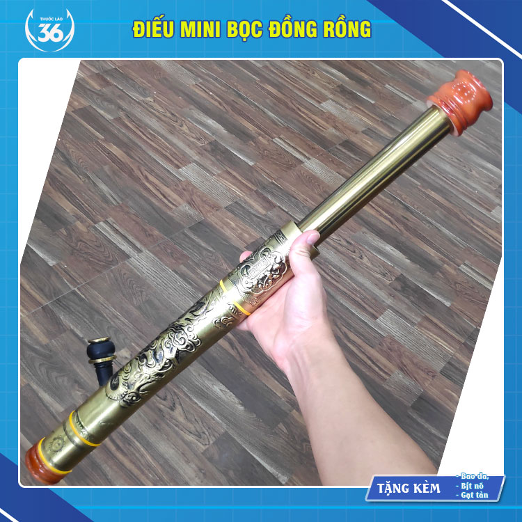 Điếu Mini Bọc Đồng Rồng