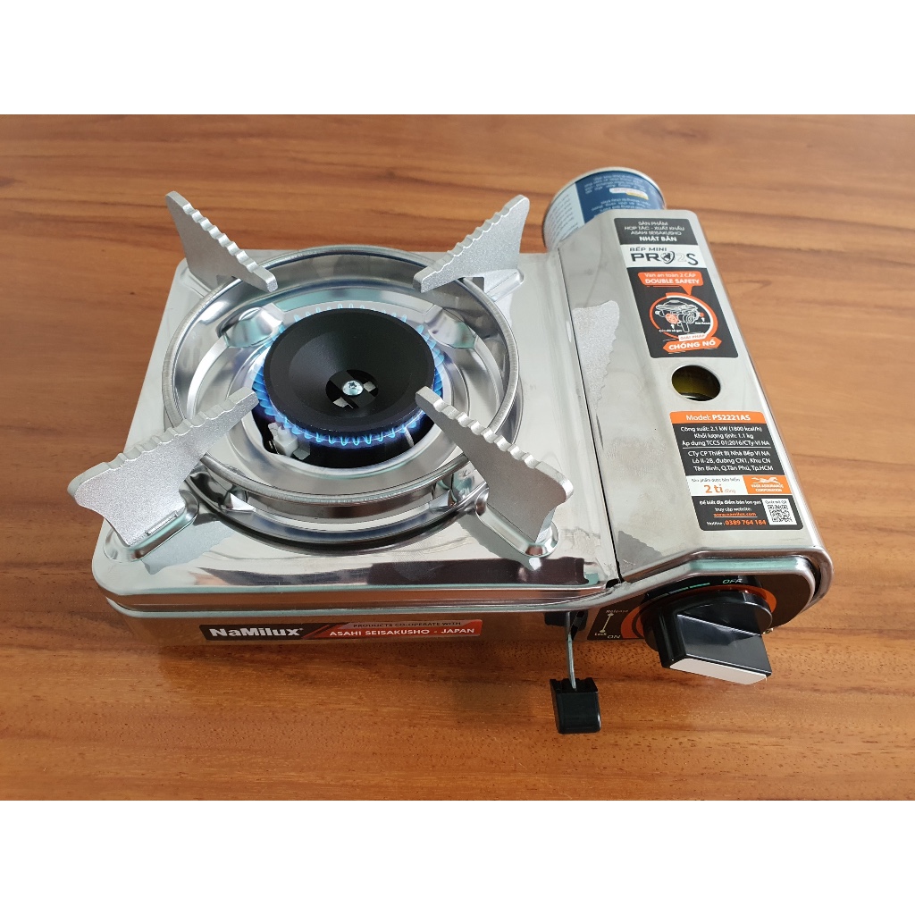 Bếp gas mini Namilux siêu nhỏ PS2221AS - Hàng Chính Hãng