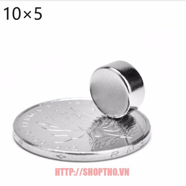 Nam châm trắng tròn D10*5mm