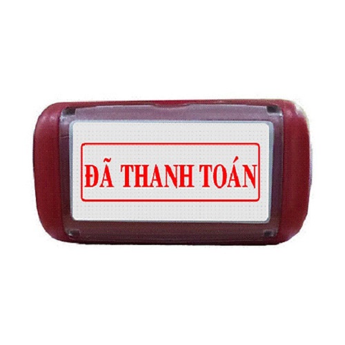 Dấu liền mực đã thanh toán