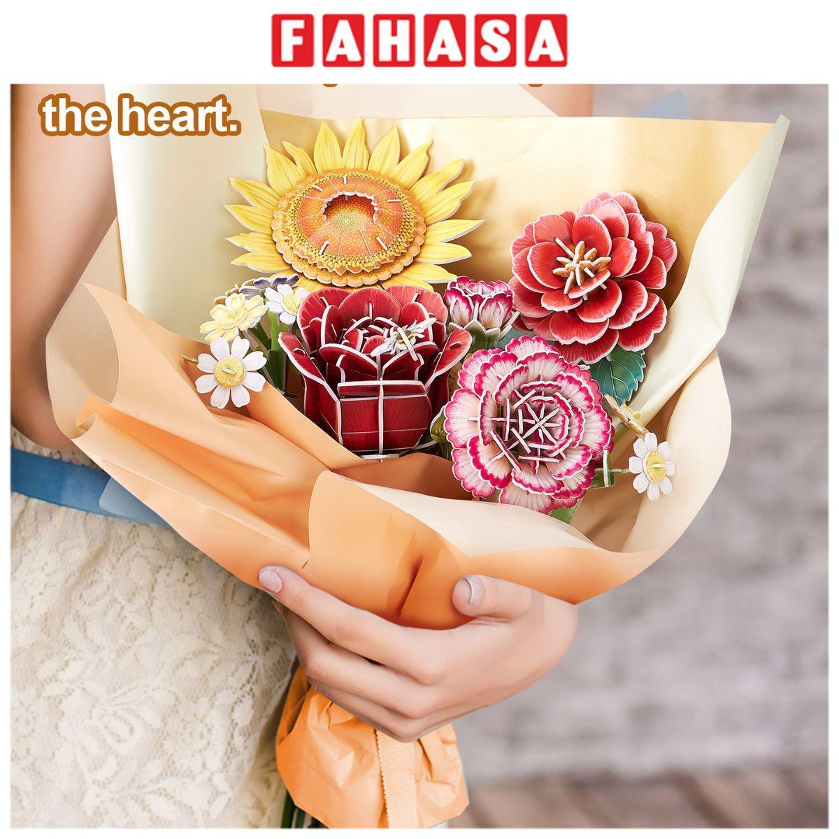 Đồ Chơi Lắp Ráp Bó Hoa Hồng Nhỏ - CubicFun W3301h