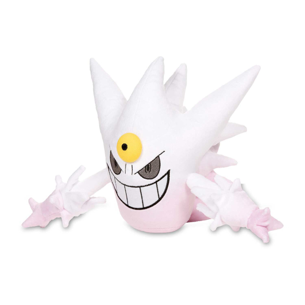 Gấu Bông Pokemon - Gengar Trắng 3 Mắt (35 Cm) Gb185 (Tặng 1 Móc Khóa Dây Da Pu Đính Đá Lấp Lánh)