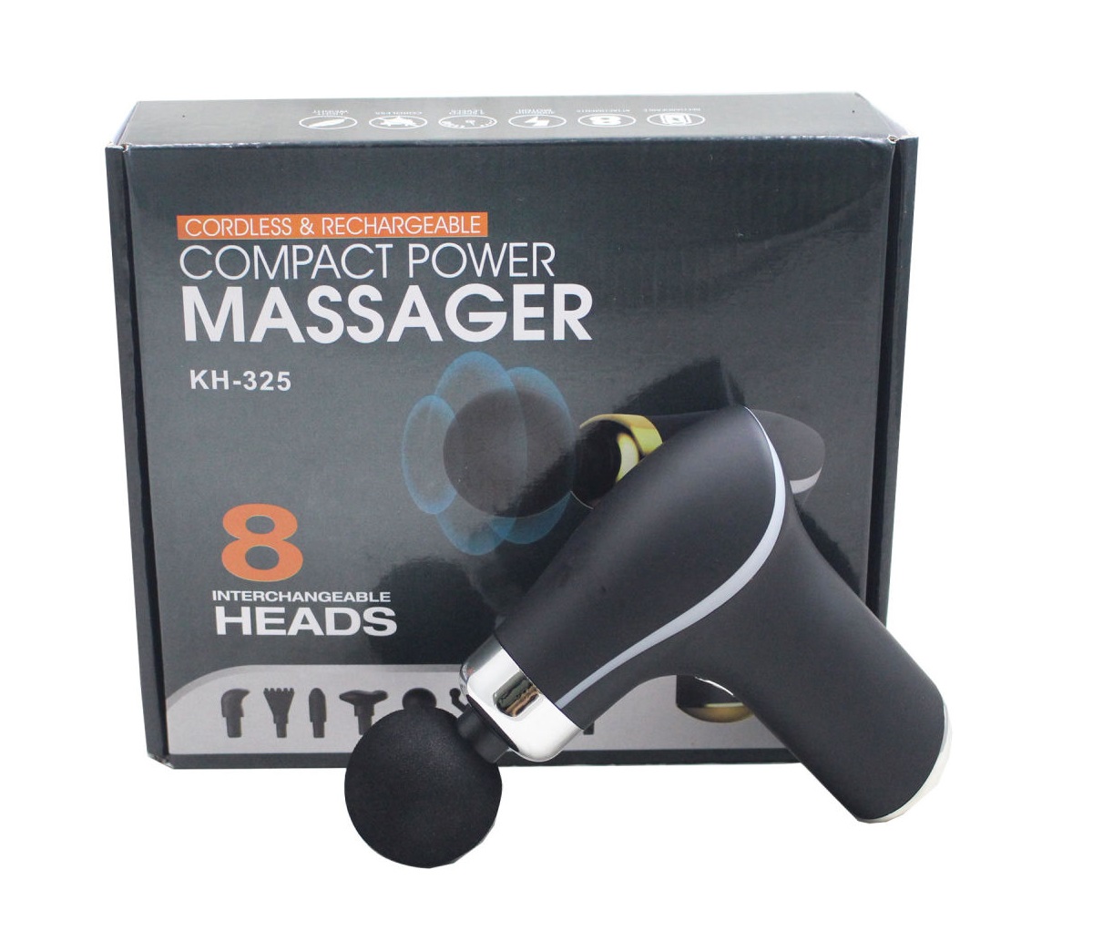 Máy massage cầm tay loại tốt, mát xa toàn thân cổ vai gáy, máy mát xa hỗ trợ giảm đau nhức mỏi cơ thể 8 đầu