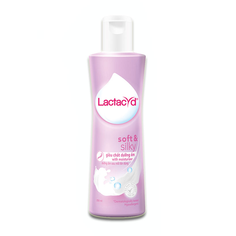 Bộ DDVS Lactacyd Soft &amp; Silky DƯỠNG ẨM 250ml + 1 Odor Fresh NGĂN MÙI 24H 150ml + 1 Pro Sensitive Cho DA NHẠY CẢM 250ml