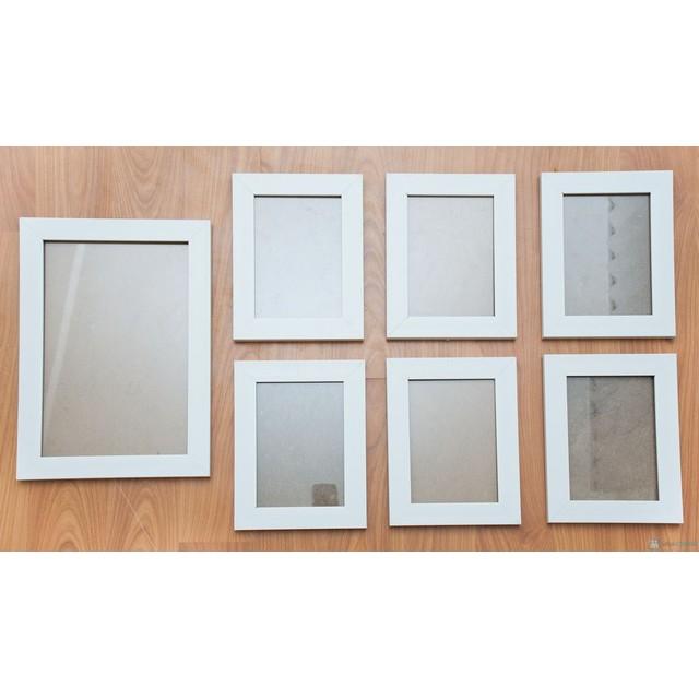 Khung ảnh mặt kính 10x15, 13x18, 15x21, 20x30 hỗ trợ in hình đóng khung