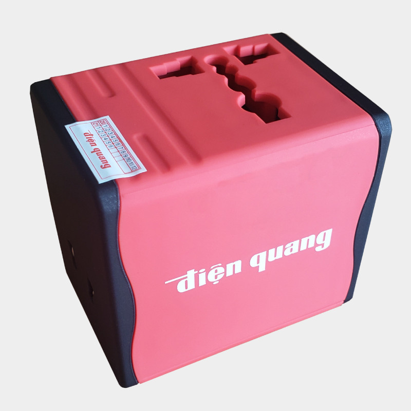 Ổ cắm du lịch Điện Quang ĐQ ESK TV06R 2U