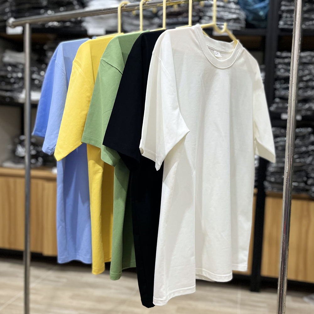 Áo thun Unisex Bosimaz TS011 cổ tròn tay lỡ phom rộng, thun contton 100%, vải đẹp dày, thoáng mát không xù lông.