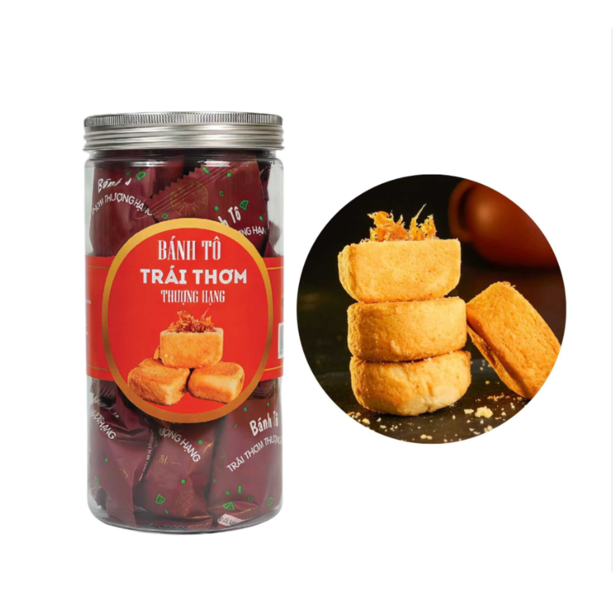 Bánh Tô Trái Thơm Thượng Hạng 234g