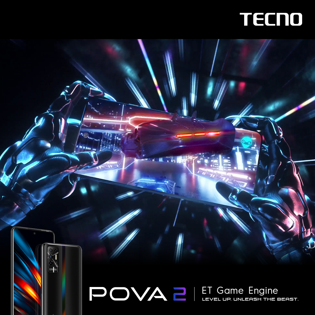 Tecno Pova 2 6GB l 128GB - Điện Thoại Thông Minh Chiến Game Cực Đỉnh - Hàng Chính Hãng