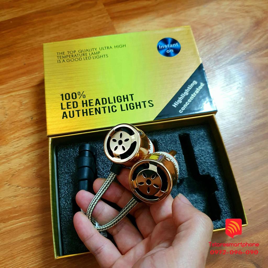 Bóng đèn LED sương mù Ô TÔ C6 GOLD 72W 2 chế độ màu phá sương 3000K-6000K H7 H8/H9/H11 9005 9006 880 881