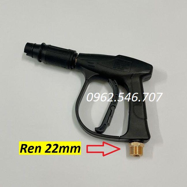 Súng xịt rửa xe loại tốt - súng rửa xe ren ngoài 14mm,22mm cho máy xịt áp lực cao