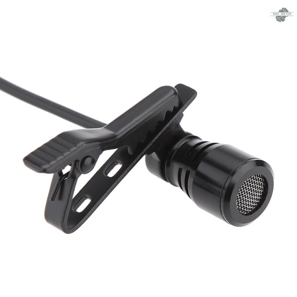Micro Kẹp Cổ Áo Bằng Kim Loại 3.5mm Cho Máy Tính / Laptop