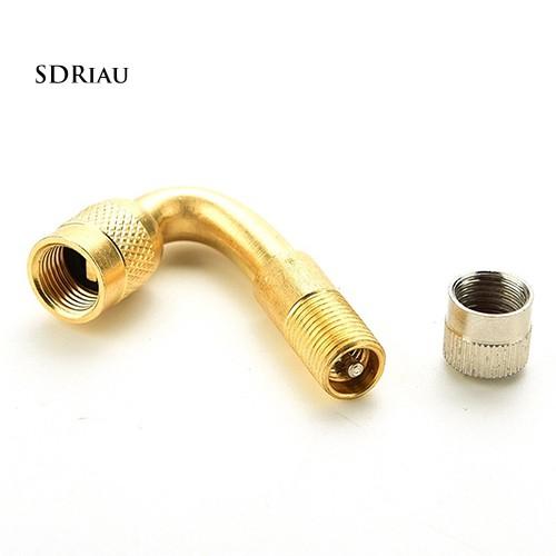 Đầu mở rộng van lốp xe 45 độ làm bằng đồng dành cho xe máy ô tô