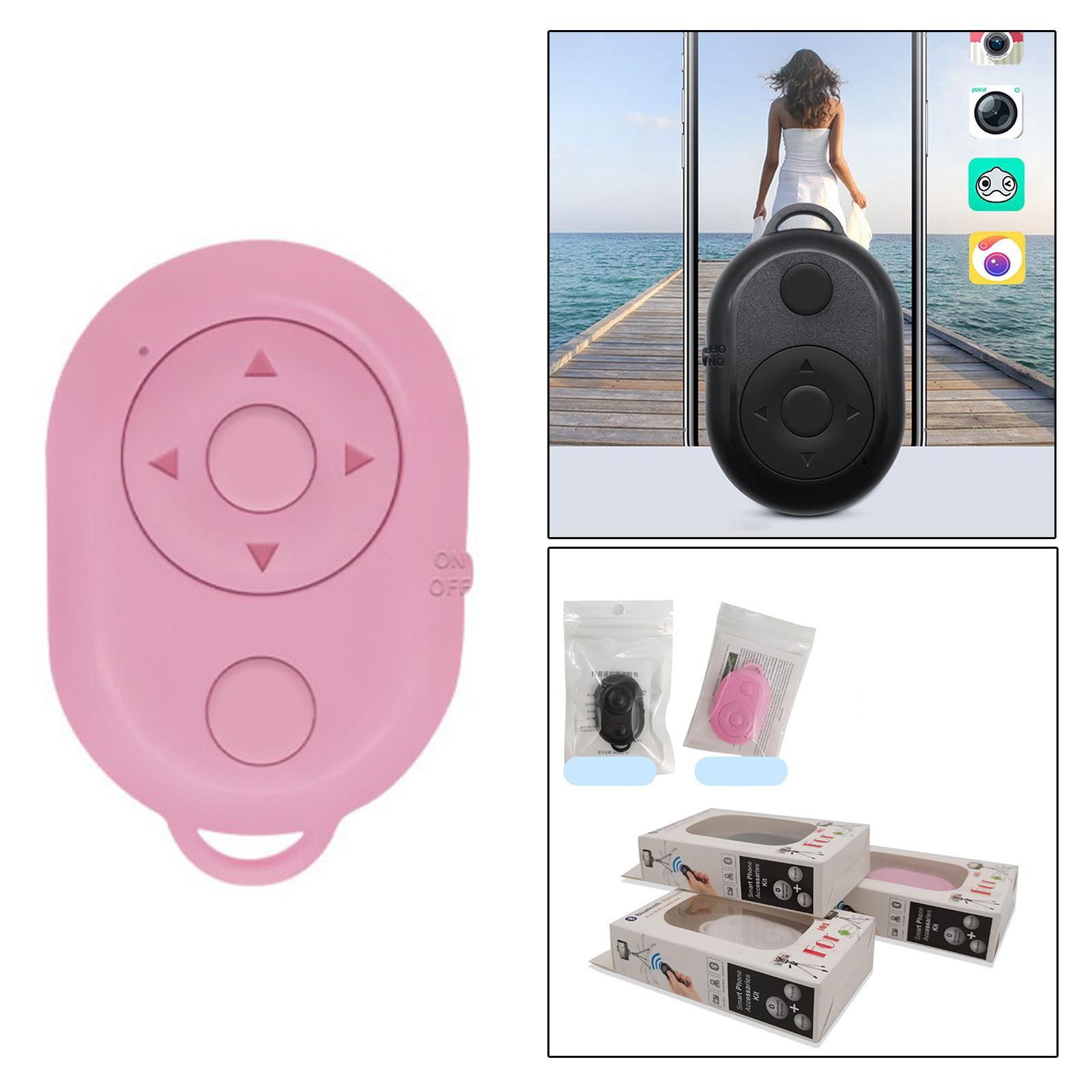 2x Bluetooth Camera Shutter Remote Selfie Button Clicker 30ft Range Durable