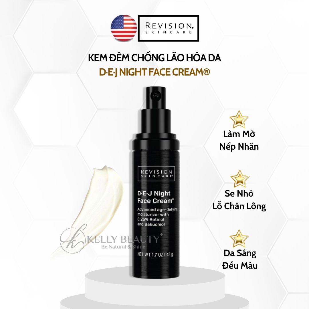Kem Đêm Chống Lão Hóa Chuyên Sâu Revision D·E·J Night Face Cream | Kelly Beauty