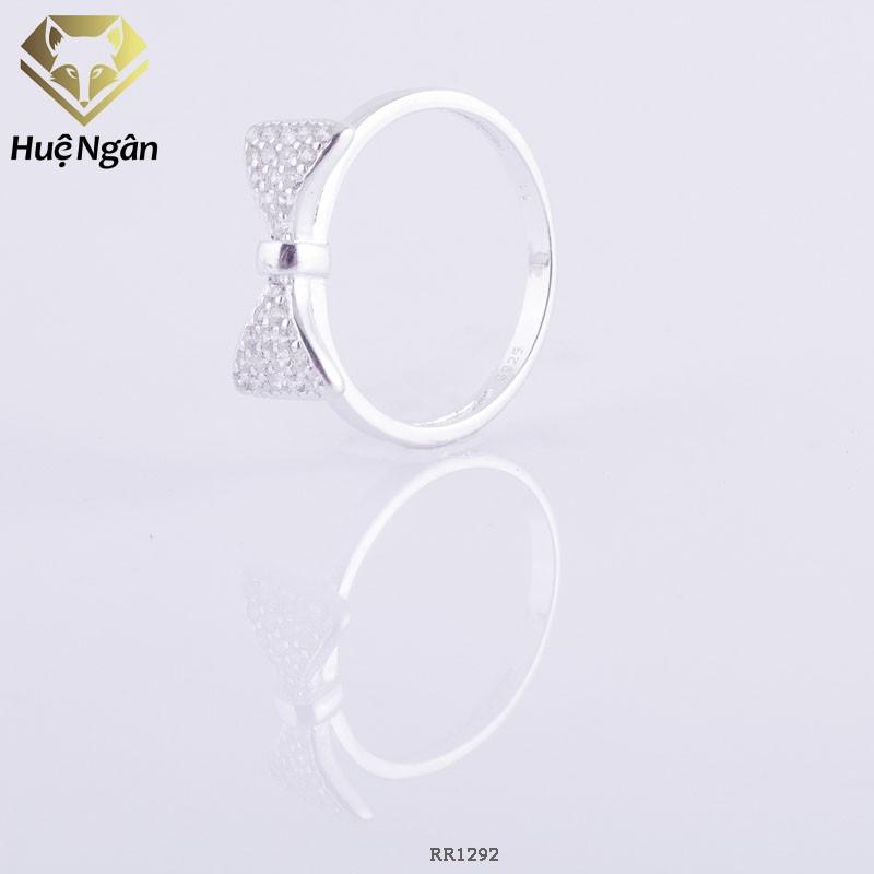 Nhẫn bạc Ý 925 Huệ Ngân - Nơ đẹp RR1292
