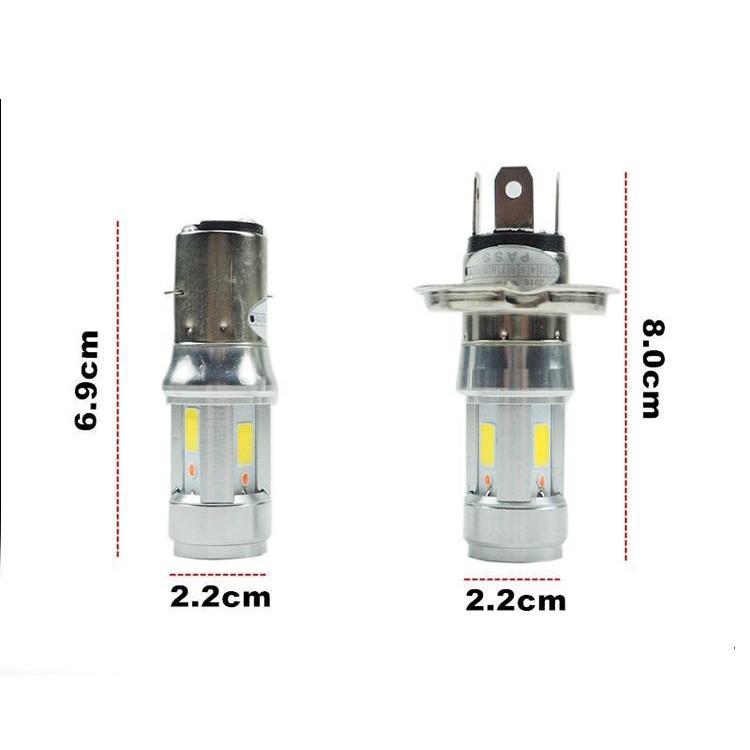 Đèn Pha Led Siêu Sáng, Đèn Pha Xe Máy Các Loại, Đèn Pha Moto 3 Chân
