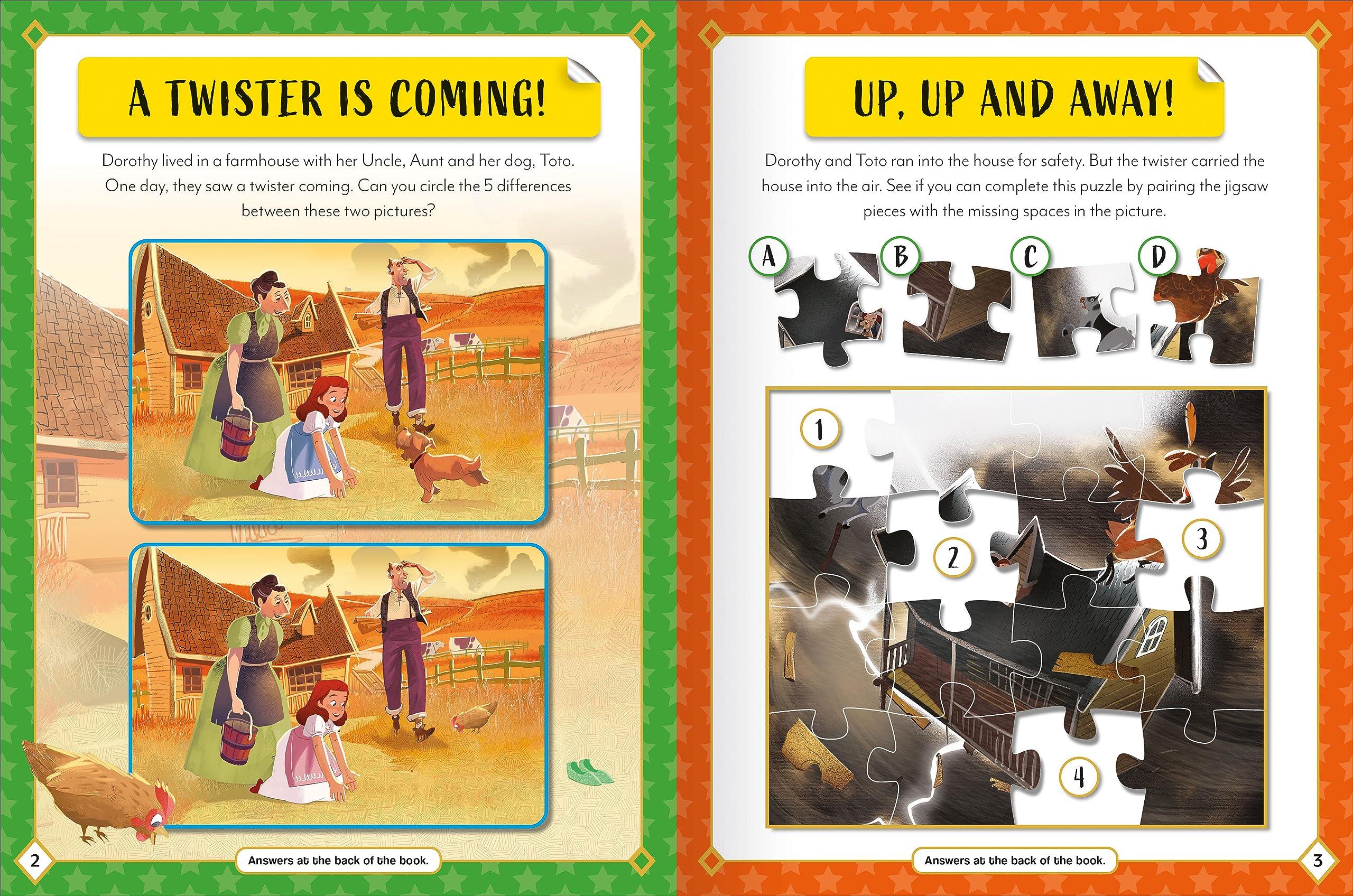 Sách ngoại văn: Sticker Activity Books - The Wizard Of Oz