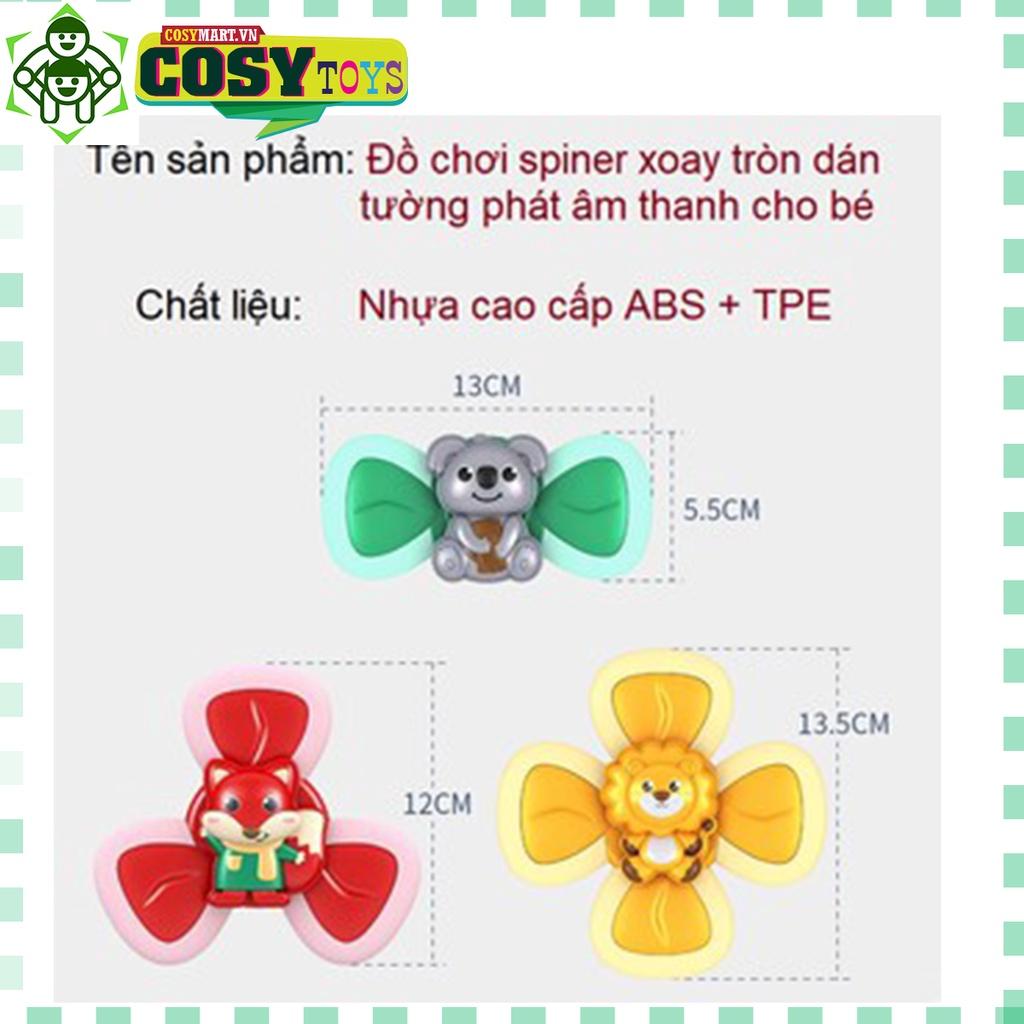 Con quay Spiner dán tường có âm thanh cho bé mẫu mới