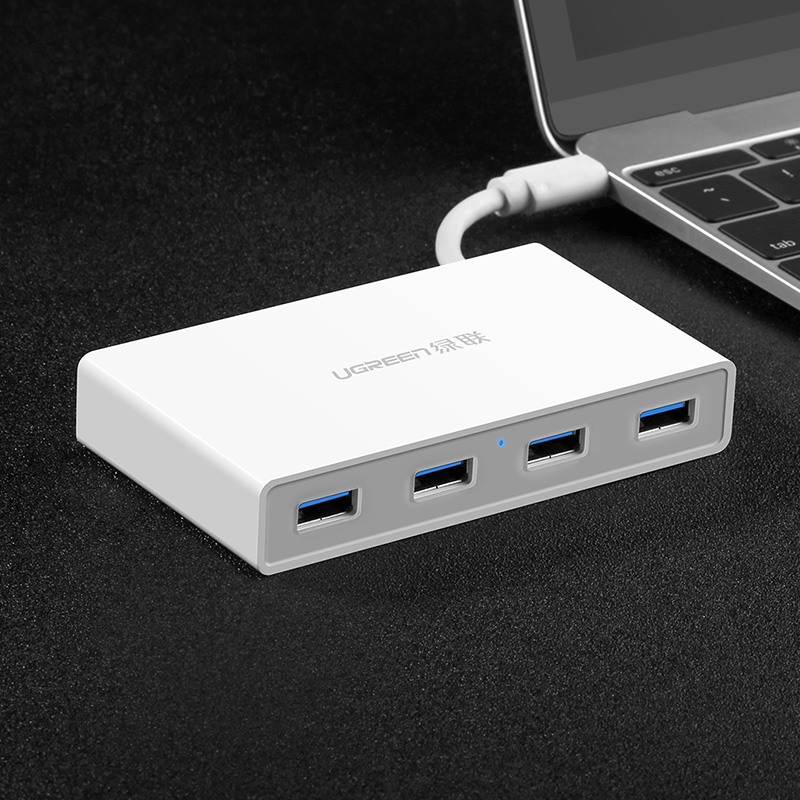 Hub USB type C ra 4 cổng USB 3.0 UGREEN 30278 - Hàng Chính Hãng