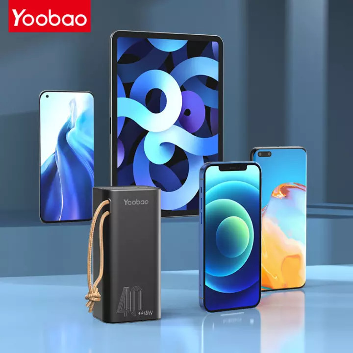 (Hàng chính hãng) Pin sạc dự phòng Yoobao H40, dung lượng 40000mAh, công suất 45W sạc nhanh cho điện thoại , macbook, laptop. Thích hợp cho chuyến du lịch xa, công tác,...