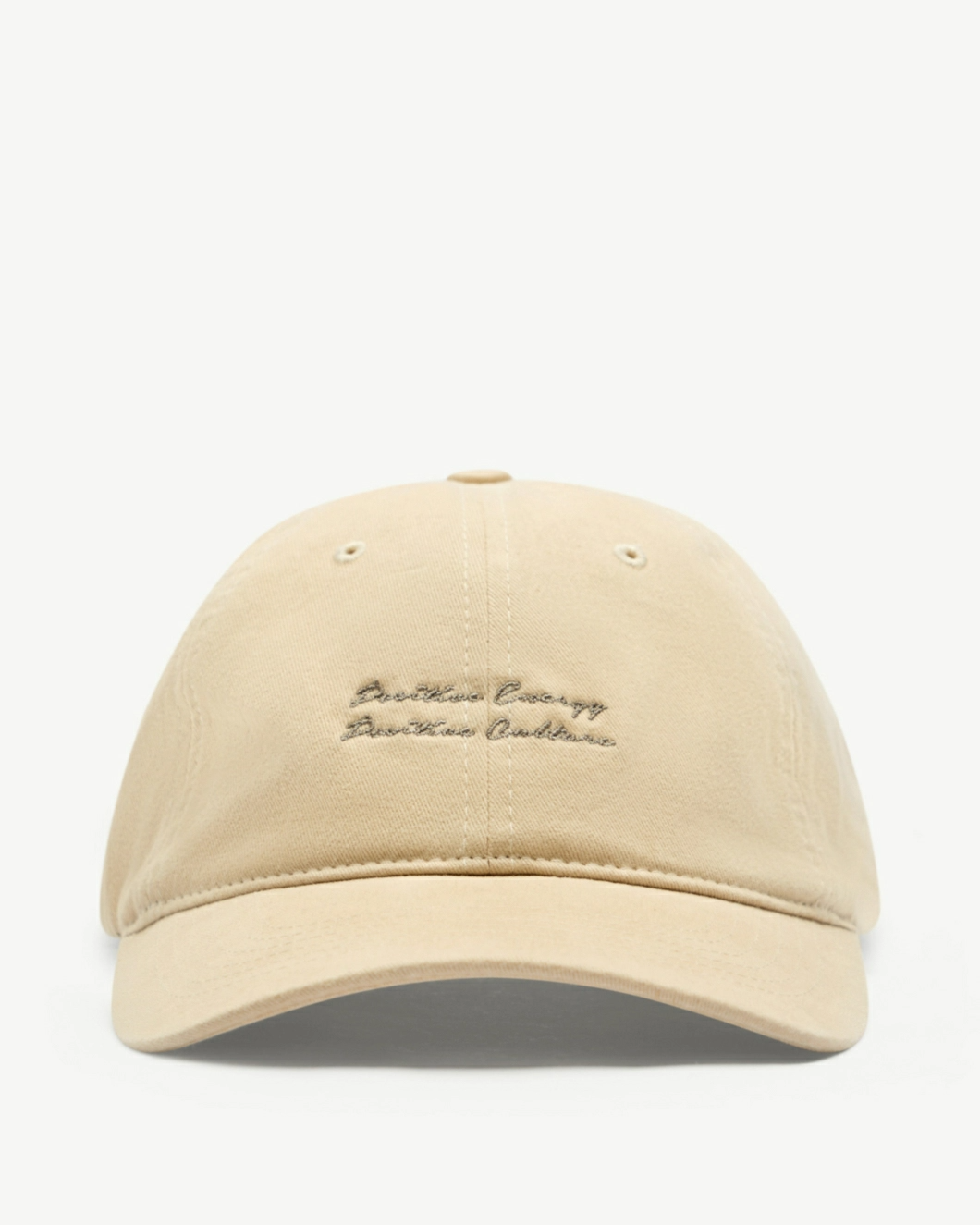 Nón lưỡi trai / Nón kết ROUTINE Unisex màu Beige thêu chữ. Freesize - 10F24CAP014 | LASTORE MENSWEAR
