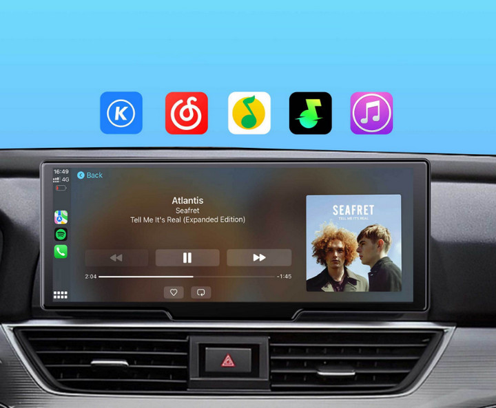 Màn Hình Ô Tô Taplo Carplay, Bản Đồ, Camera hành trình 4K - Home and Garden