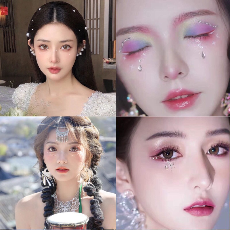 Phụ Kiện Đá Đính Mắt Make up trang điểm thoải mái kết hợp sáng tạo nhiều concept chụp ảnh