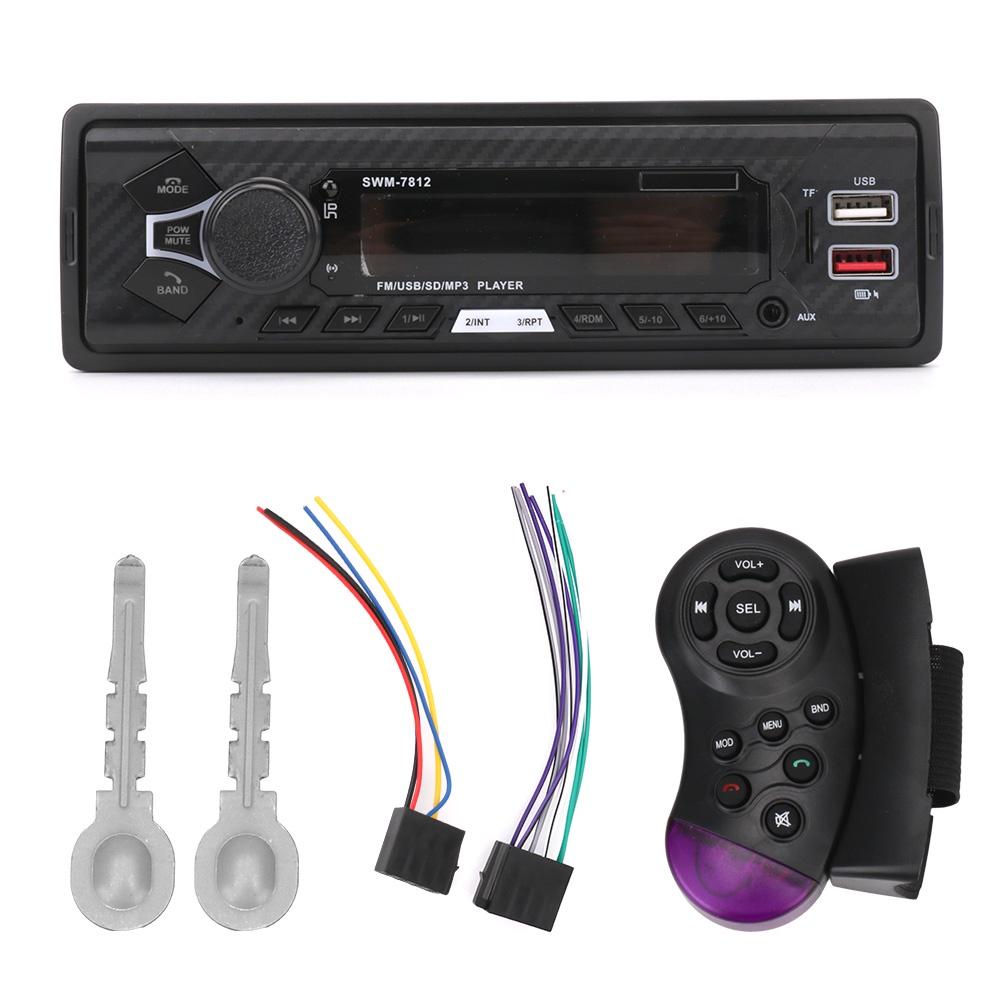 Đầu máy phát thanh rảnh tay đa phương tiện SWM-7811/7812 1-DIN cho xe hơi